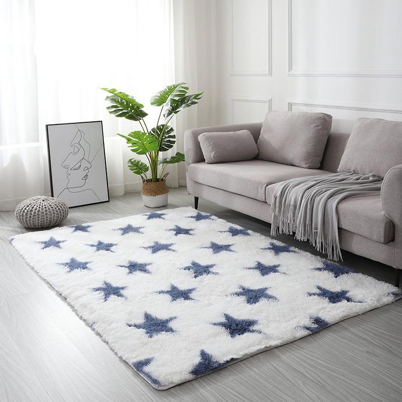 

Thick Carpets for Large Living Room Long Hair Bedroom Rug Washable Area Rug Carpeting Large RugsBay Window Bedside Mat Carpet
