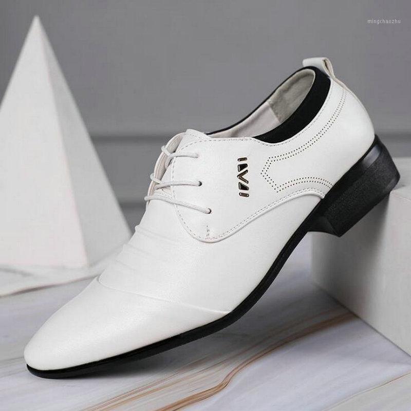 

Men's Dress Shoes Men Lace-up business shoes Wedding Pointed oxford large sizes C21-931, Black