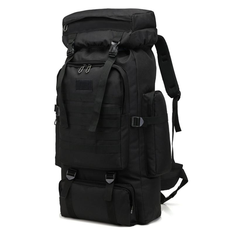 

Climbing Backpack Outdoor Bag 60L Camping Hiking Molle Large Assault Army Tactical Backpack Sports bag &4A15