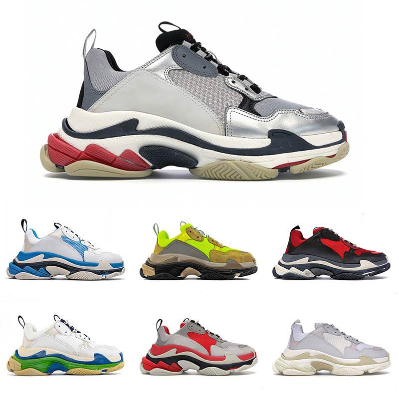 

Green Size Pink Triple S Womens Fashion Sneakers Sole Black Trainers White Red Shoes Rainbow Classic Casual Mens Navy Clear Sports Crys Swli, Women us8.5[eur40=uk6]