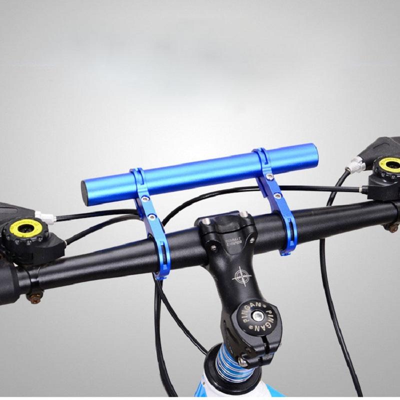 

Bike Lights Rack Multi-Function Extension Extended Stopwatch Lamp Bracket Folder Double-Pole Aluminum