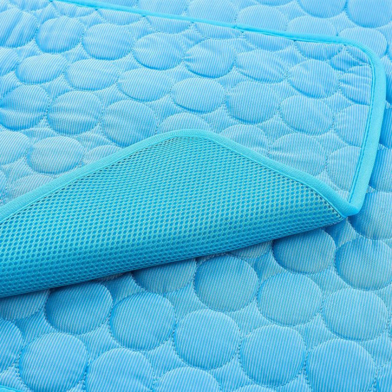 2020 New Pet Pad Summer Cooling Mat Dog Beds Mats Blue Pet Ice Pad Cool