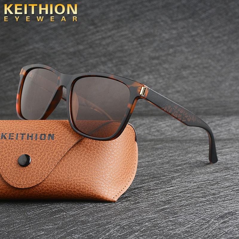 

KEITHION Chic Retro Polarized Womens Sunglasses UV400 Protection Hand-Polished Acetate Frame UV400