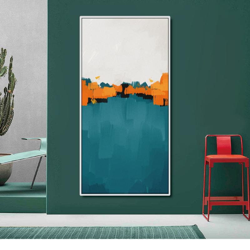 

Nordic Style Modular Picture Printed Abstract Colorful Poster Canvas Painting Wall Art For Corridor Home Decoration No Framework