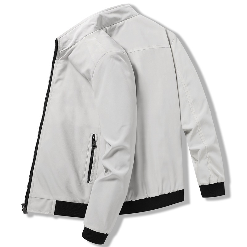 

2021 Spring Men's Jacket Autumn Nice Optional Thickness Oversize -8xl 5MGD, White
