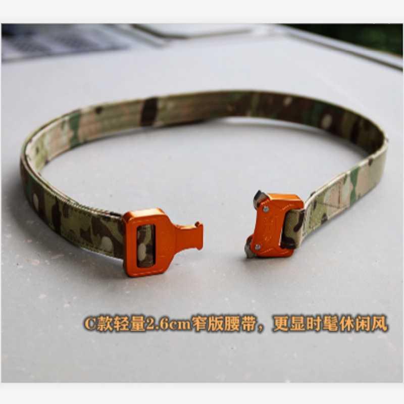 

MC camouflage tactical belt forged buckle 550D imported MC nylon cloth1