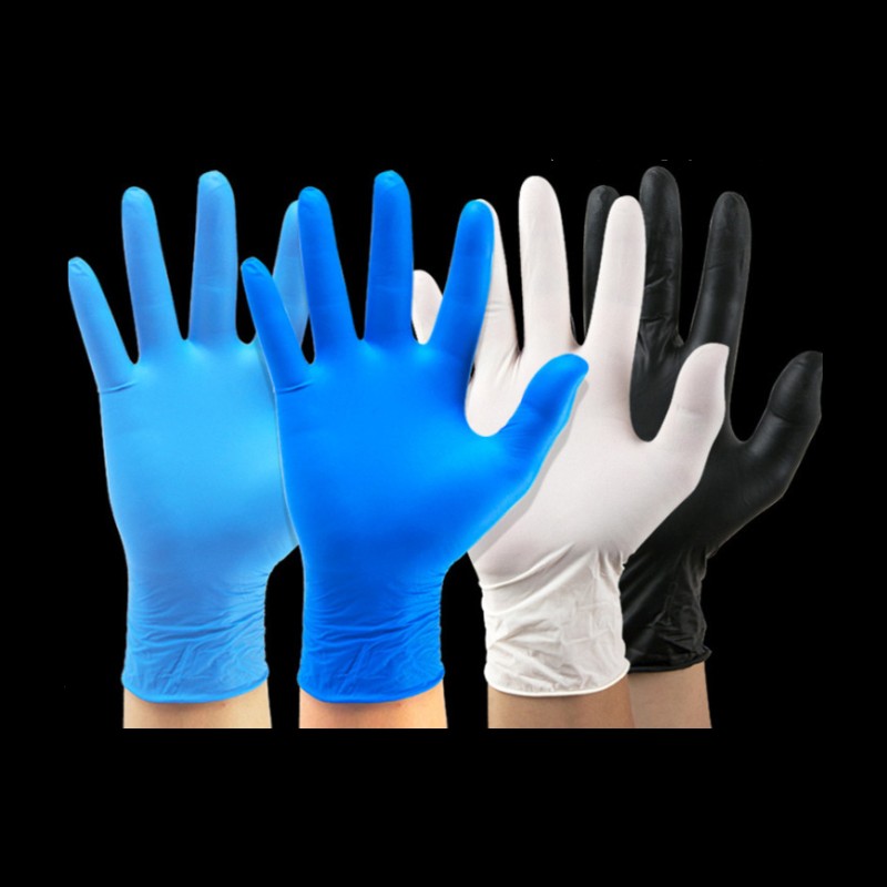 

Disposable gloves nitrile glove protective gloves waterproof and anti-corrosion 100pcs / lot Cleaning Gloves Cleaning Tools 94 N2
