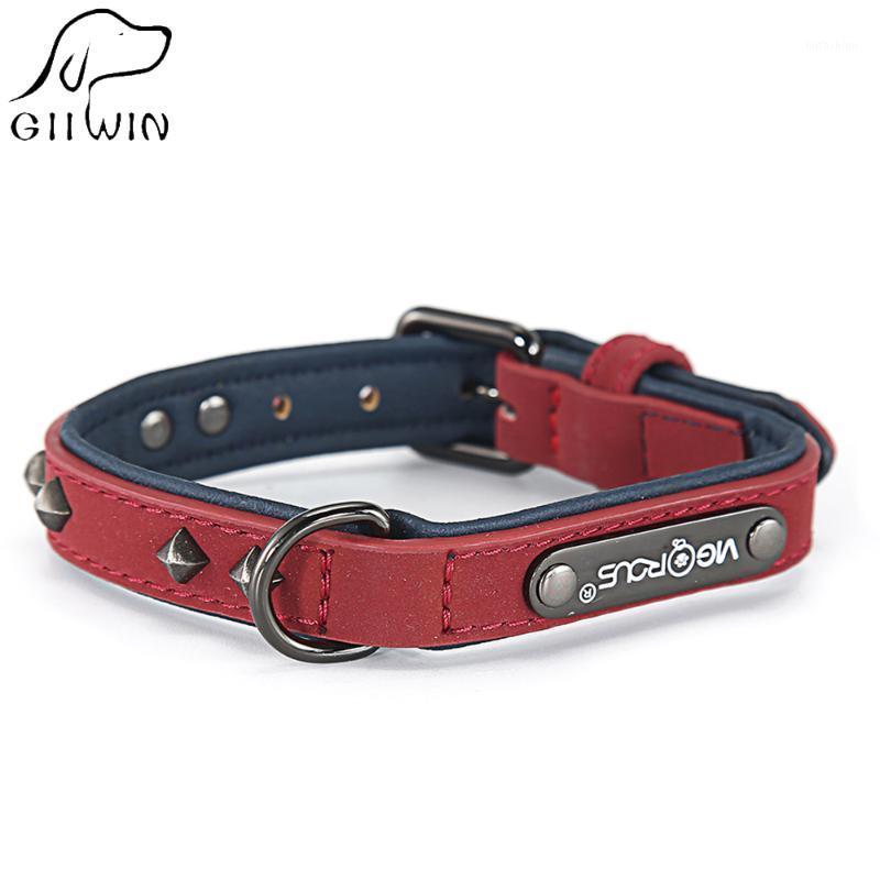 

Large Small Dog Collars Leash Leather Pet Collar Adjustable Dogs Collars for Cat Accessories Dog-Collar Pet Products YS00771