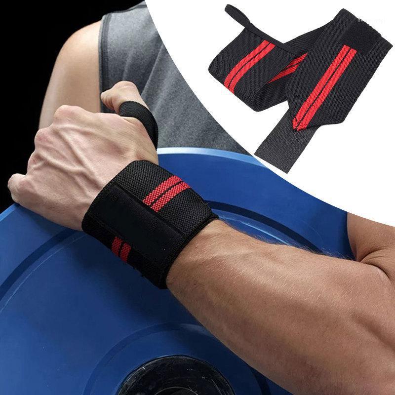 

2 Pieces Adjustable Wristband Elastic Wrist Wraps Bandages For Weightlifting Powerlifting Breathable Wrist Support1