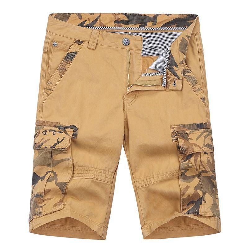 

Mens Cotton Relaxed Fit Fit Outdoor Camouflage Camo Cargo Shorts Men 2020 Summer New Quality Beach Board Short Pant Men, Blue