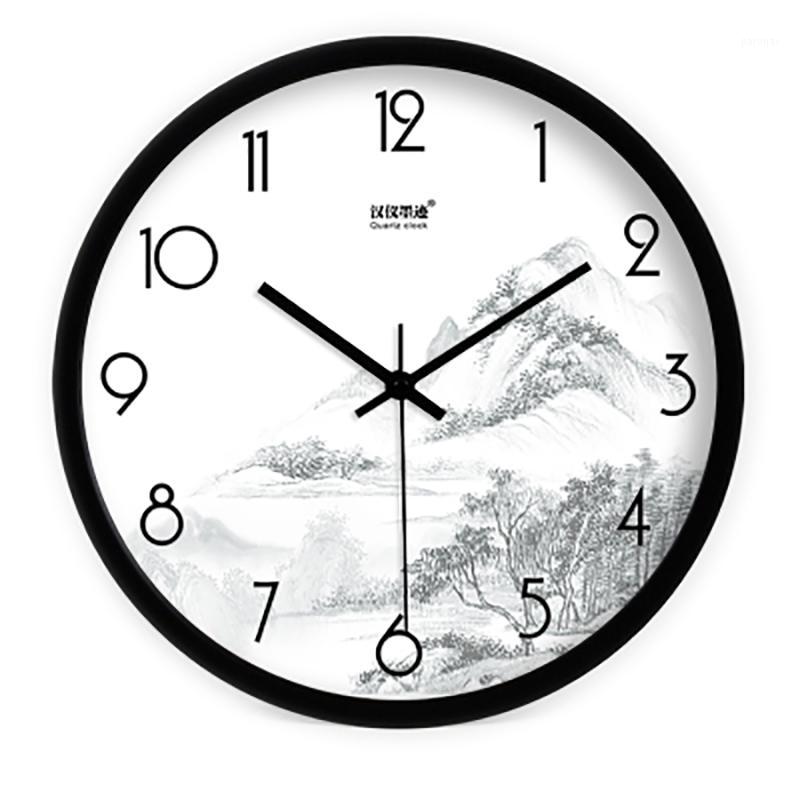 

Mute Art Simple Antique Clock Creative Bedroom Retro Large Watch Wall Modern Design Clock Vintage Living Room Decoration Clocks1