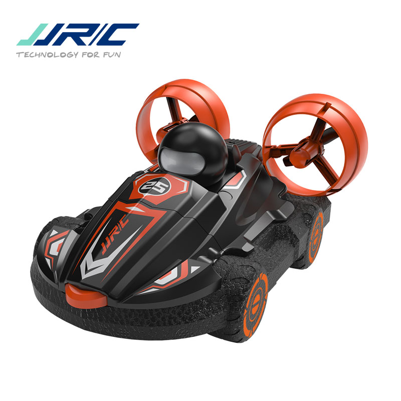 

JJRC Q86 2.4G 2 IN 1 Amphibious Drift Car Remote Control Hovercraft Speed Boat RC Stunt Car for Kid Boys Model Outdoor Toys, Red