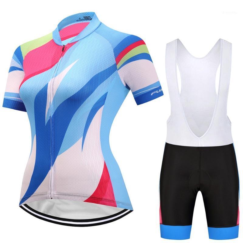 

XS-3XL Female Cycling Jersey Women Outdoor Sportswear For MTB Bike Jerseys With Silica GEL Pad Shorts WM071