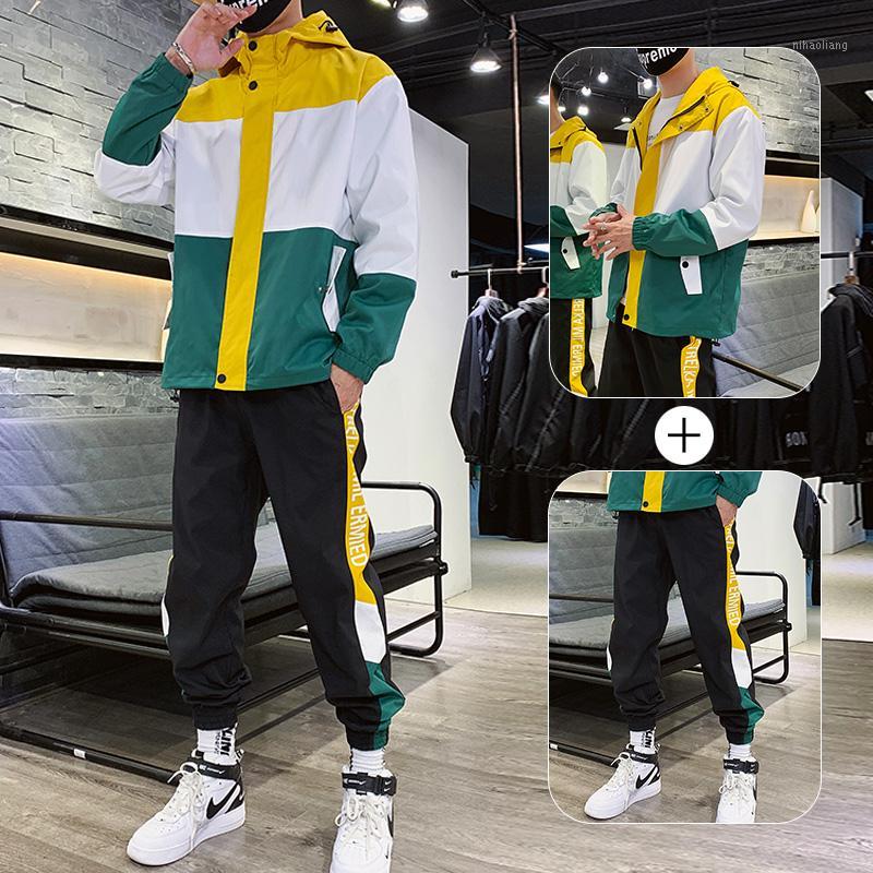

New Sportswear Winter Suit Men Tracksuit Jacket Hoodies Mens Fashion Set Sportswear Joggers Sets Sportwear Hommes Coat JJ60NT1