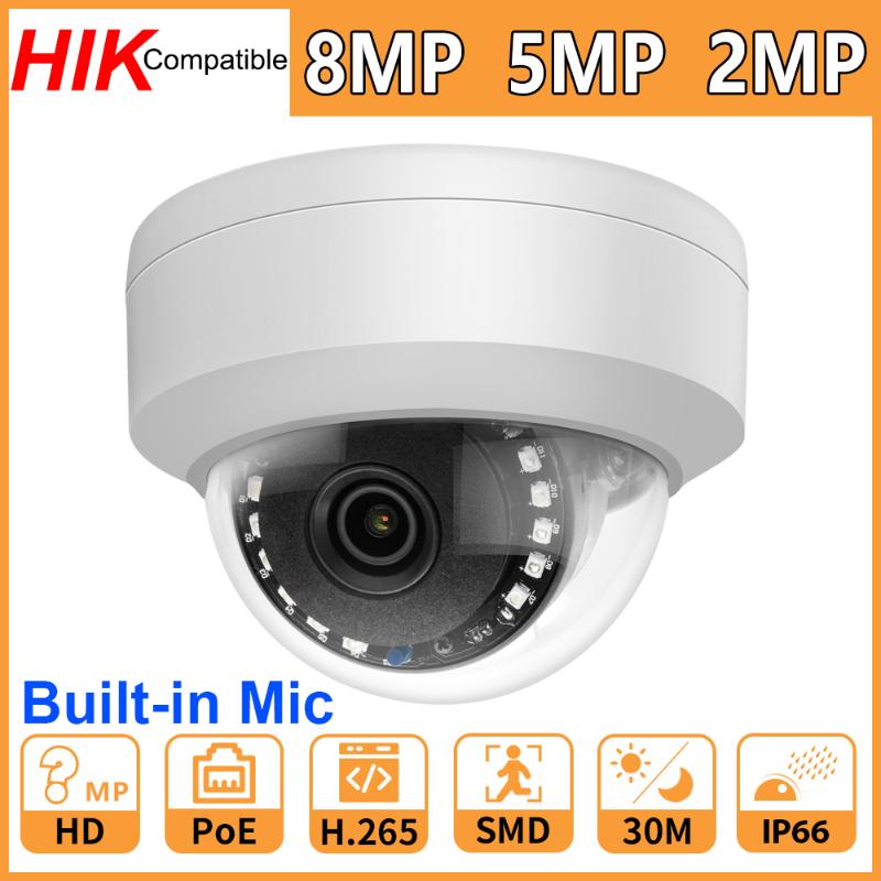 

Hikvision Compatible 8MP 5MP 2MP IP Network Camera Home Security CCTV Camara PoE HD 1080P IR30M ONVIF P2P H.265 Plug&Play Cam