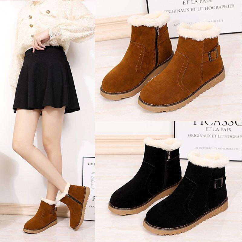 

Boots Female New Arrival Shoes For Woman Fashion Ladies Shoes Chunky Fashion Women's Boots Casual Botas Mujer, Black