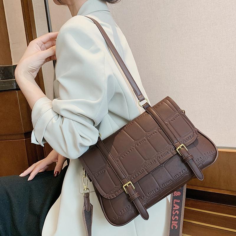 

Casual Women Small Pu Leather Handbags High Quality Ladies Shoulder Messenger Bags Fashion Female Crossbody Bags for Women New, Black