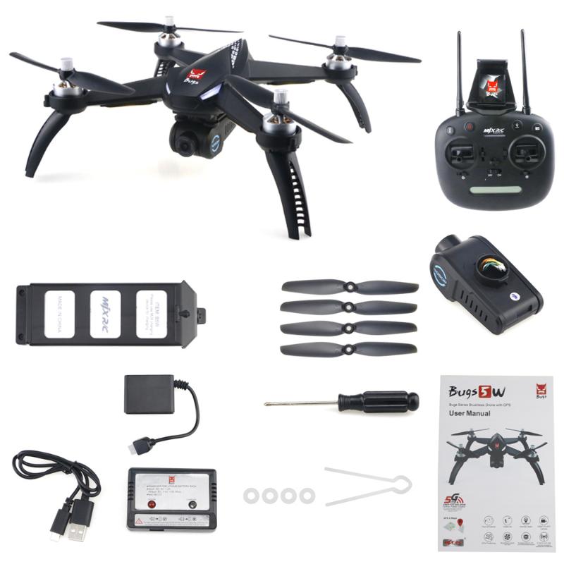 

HOT MJX Bugs 5W ( B5W ) WiFi FPV 1080P Camera / Waypoints / Point of Interest Altitude Hold One Key Follow RC Drone