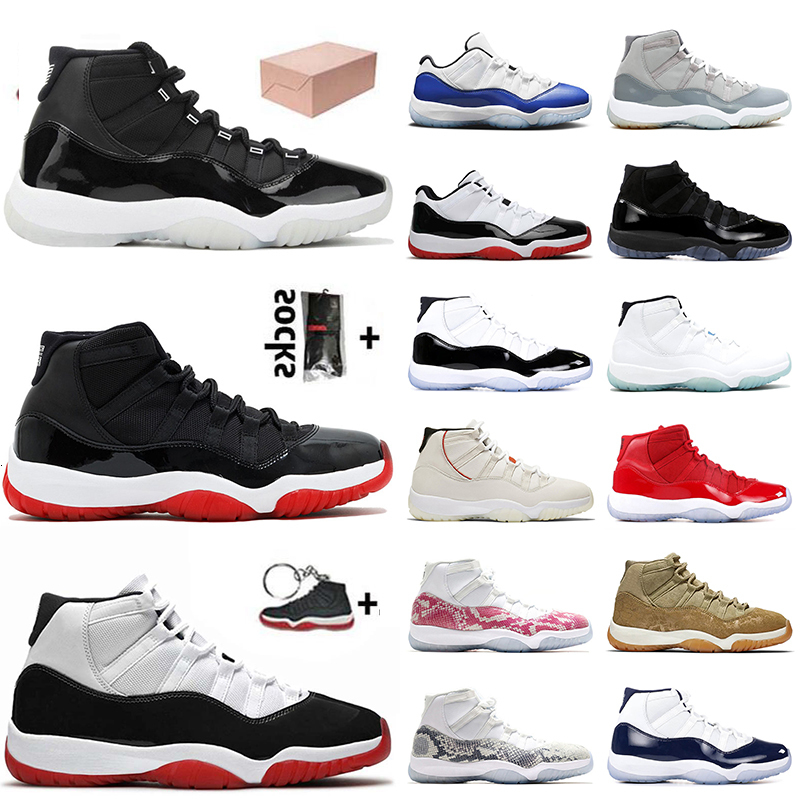

With Box 25th Anniversary Metallic Silver High Bred Jumpman 11 11s Mens Basketball Shoes Retro Concord Top Quality Women Trainers Sneakers, #30 low georgetown 36-47