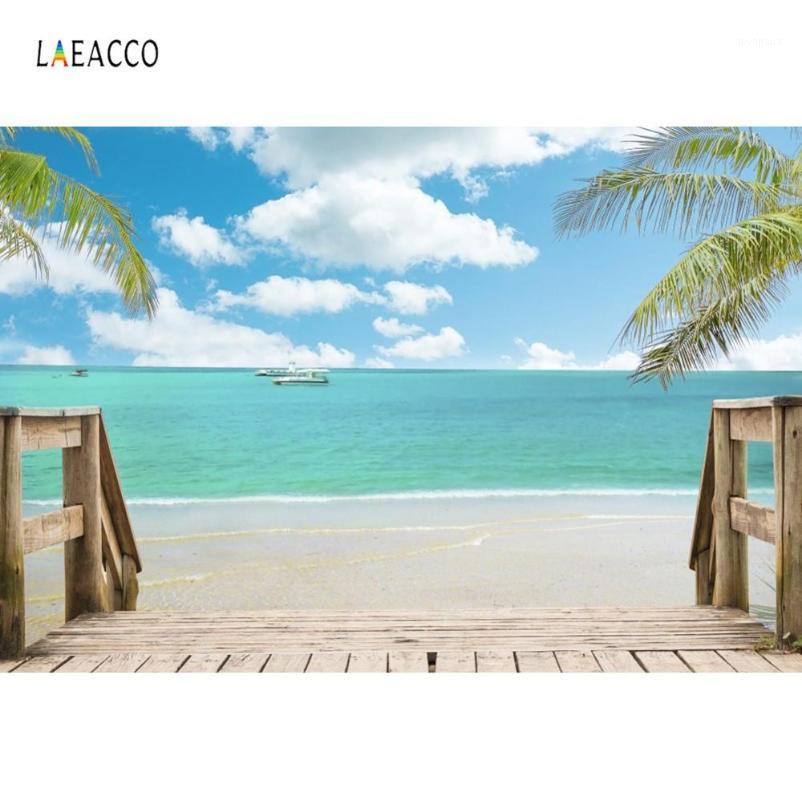 

Background Material Tropical Backgrounds Summer Holiday Ship Sea Waves Beach Palms Tree Staircase Baby Scenic Pography Backdrop For Po Studi