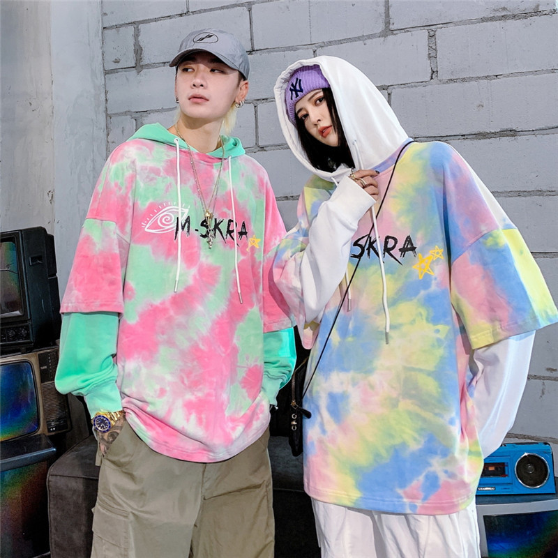 

2020 From the Anime Cartoon Hoodies Sweaters Printed Women of Unisex Men False Two Parts Tie Dye Streetwear Hip Pullover Hoodie X3nf, Artists and record companies