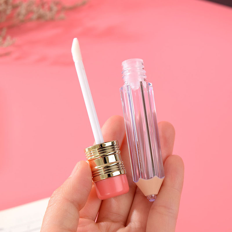 

Refillable Bottles 5ml Empty Lip Gloss Tube Container Clear Lip Balm Tubes Pencil Shape Lipstick Fashion Lipgloss Bottles DHL2444389