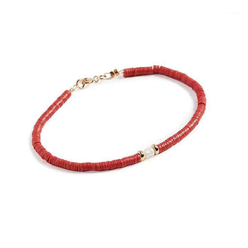 

New Natural Freshwater Pearl Soft Clay Craft Bracelet Elastic Fashion Trendy Girl Baroque pearl Bracelet Jewelry1