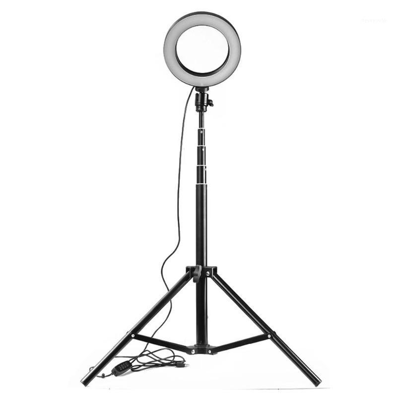 

16cm LED Dimmable Ring Lamp with Holder Bluetooth Remote Control Photo Makeup Photographic Lighting Warm/Soft Light1