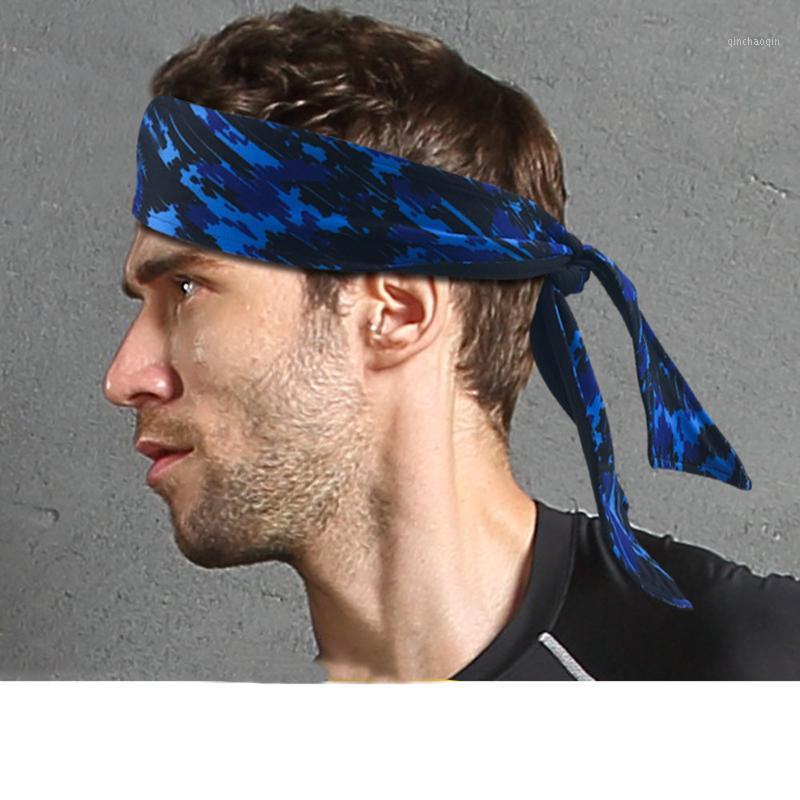 

Head Tie Sports Headband Athlete Sweatbands Tennis Tie Head Wrap for Working Out Running Crossfit Yoga Basketball with Stretch1, Yellow