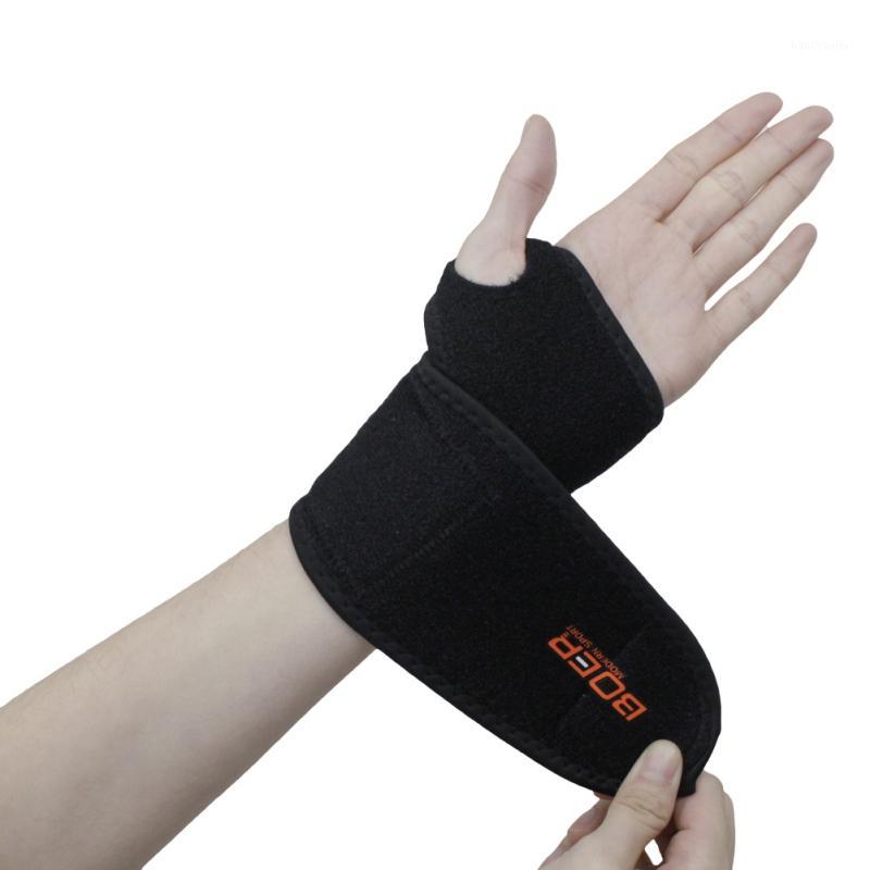 

Self-heating Magnet Wrist Support Brace Hand Wrist Supports Guard Men Women Winter Keep Warm Pain Relief Hand Band Spo1, Black