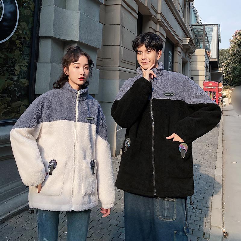 

Real lovers wear padded jackets couples clothes, Black