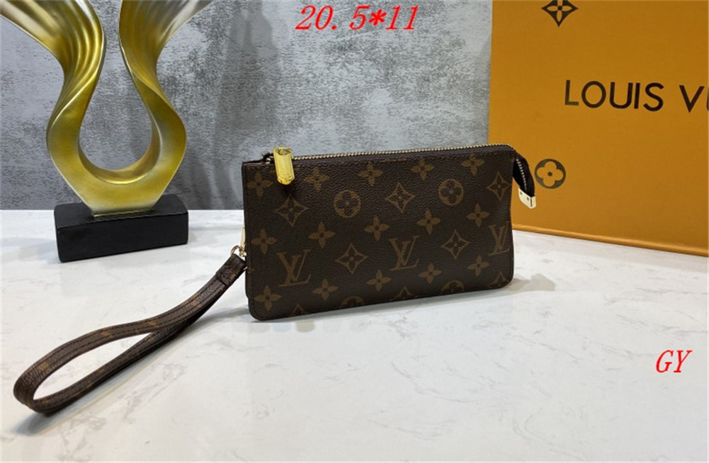 

LL31 NEW 2021 Luxury wallet Wallets women handbag purse zipper type large capacity Wallet Leather Wallet Holderr, No box