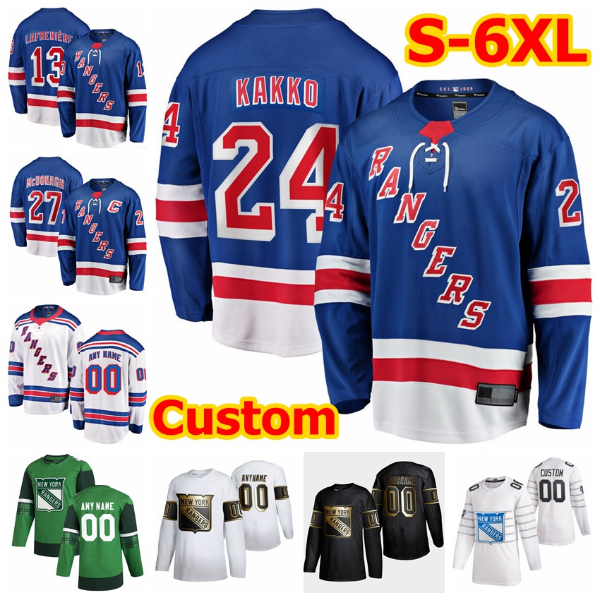 

S-6XL New York Rangers Hockey Jerseys 36 Mats Zuccarello 48 Brendan Lemieux Lias Andersson Pavel Buchnevich Brett Howden Custom Stitched, Black;red