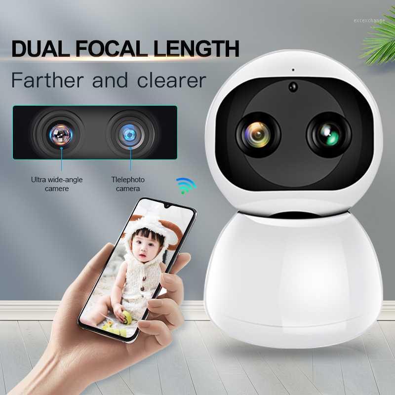 

PTZ Dual Len Zoom Wireless IP Camera WiFi 1080P H.265 IR Night Vision Voice Call WiFi Camera Security Surveillance1