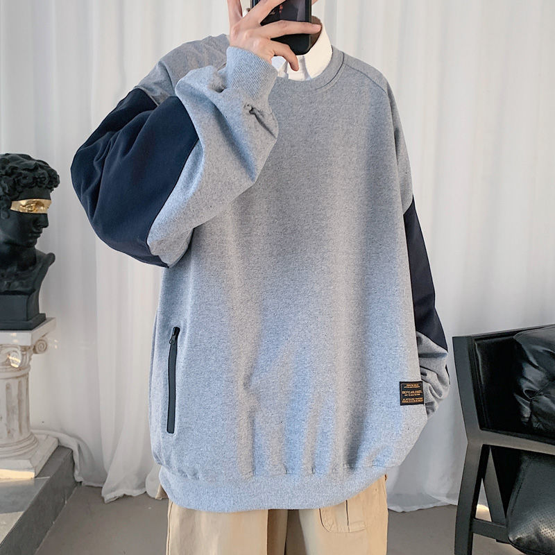 

Men's Casual Oversize Sweatshirts 2021 Woman Korean Streetwear Hoodies Long Sleeve Pullovers Male Clothing Hip Hop, Black