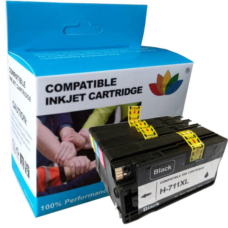 

4 Compatible ink Cartridge for 711 XL BK C M Y for DesignJet T520 T120 T 120 / 520 inkjet Printer