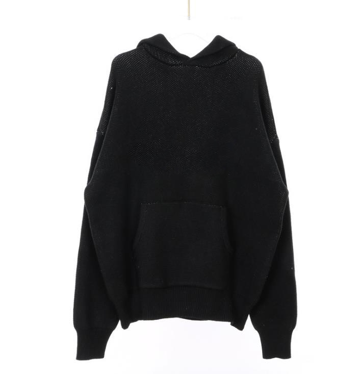 Designer FOG Letter hoodies casual hooded knitted sweater men women knits sweaters hoodie sweatshirts long sleeve pullover womens mens-image-788353269