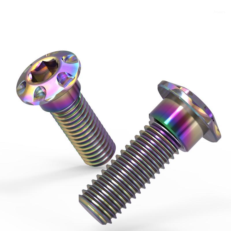 

10 Pieces Universal M8x25 Motorcycle Personality Modification Accessories Titanium Alloy Hexagonal Screw1