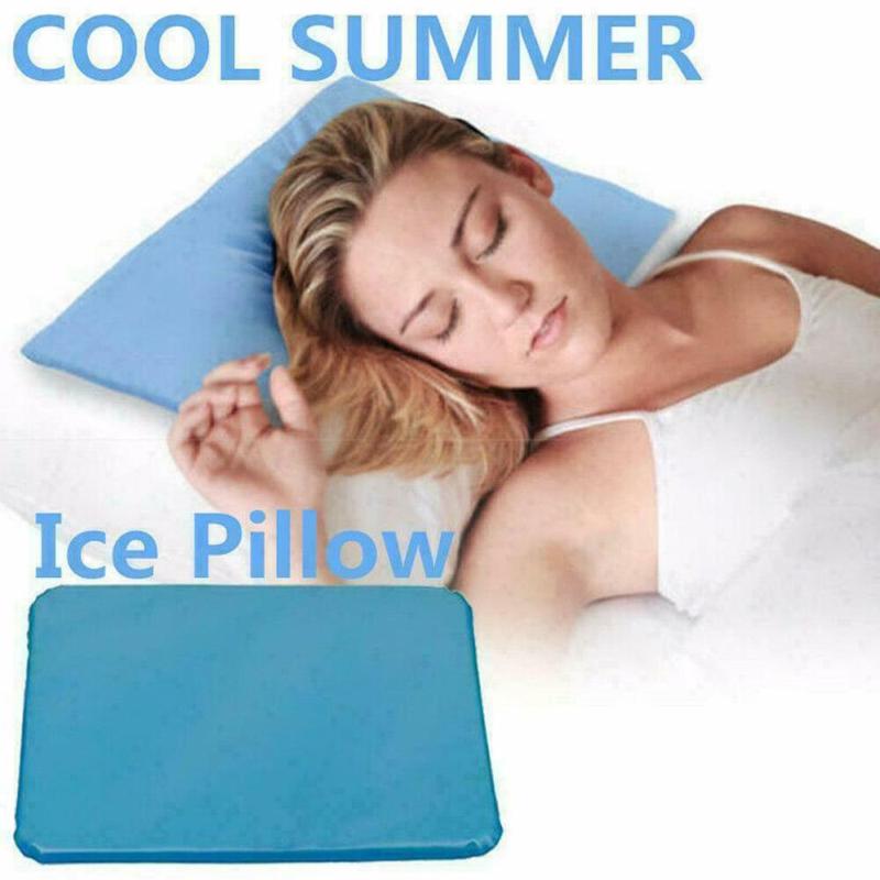 

Pillow Sleeping Pad Piillow Mat Cooling Gel Muscle Relief Bed Stress Summer Chilled Natural &jw