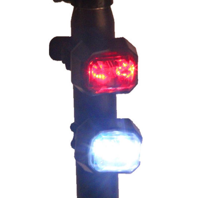 

Bicycle LED Lights 2 Lasers Night time MTB Bike Taillights Taillamp Road Security Light Warning Lamp Bicycle Rearlights