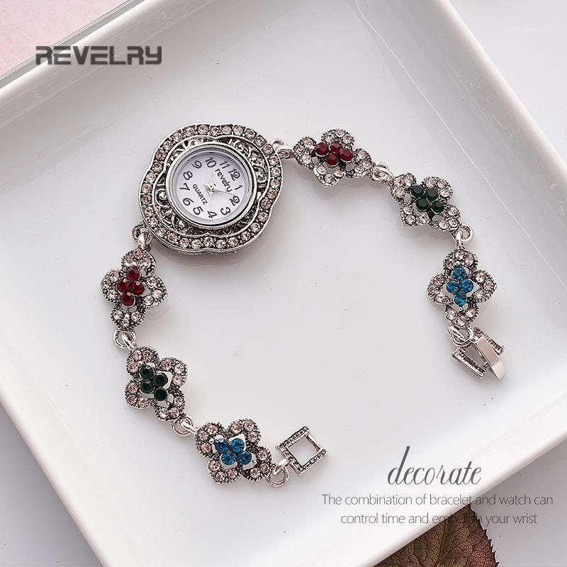 

Luxury Bracelet Watches Simple Retro Girl Watch Women Retro Wristwatch Ladies Quartz Clock Relogio Feminino Brand1, White
