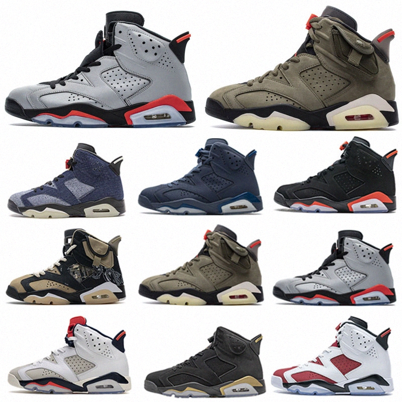 

Jumpman 6 6s Basketball shoes retroSlippers men Infrared Reflective Washed Denim DMP Millennial shoe Hare Sport mens Trainers Sneakers sport shoes for men