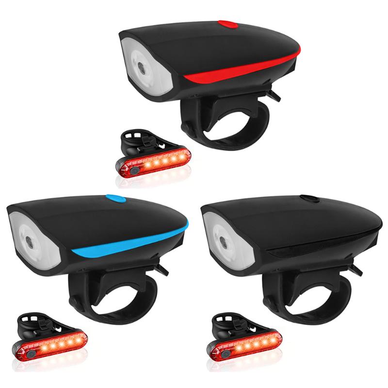

Bike Lamp Outdoor Cycle Biking Entertainment XPE LED Waterproof for Bicycle Headlight Rear Taillight Set