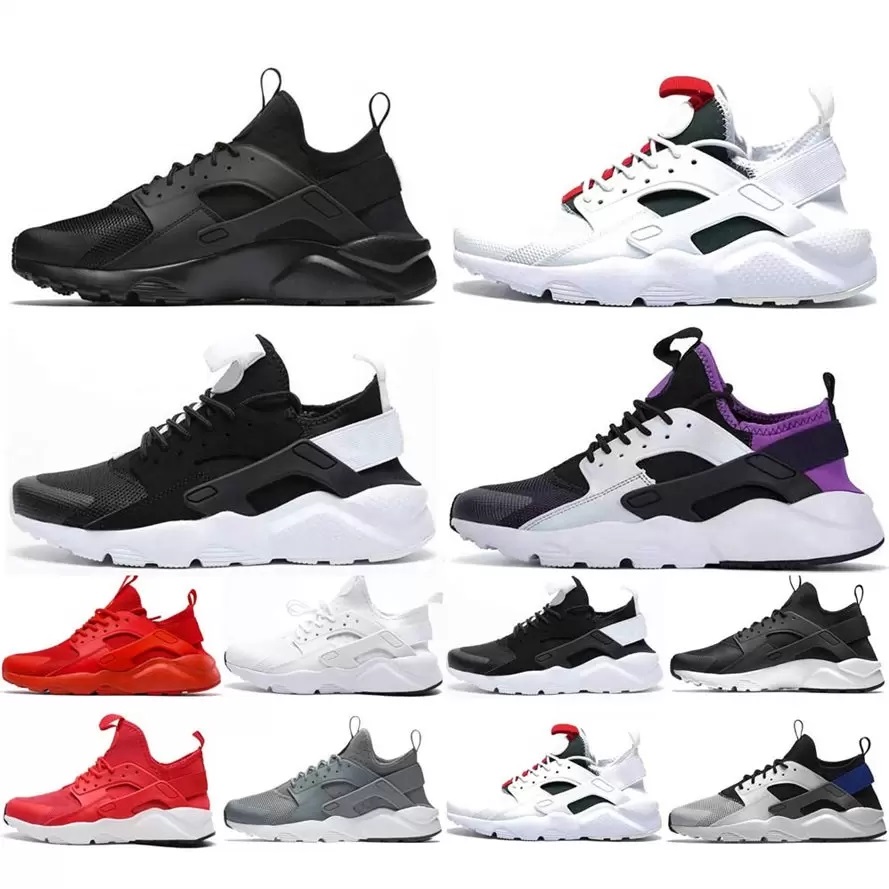 

huarache 4.0 men women Running Shoes Chaussures de course pour homme Triple White Black Sport Harache Hommes designer Sneakers, #001