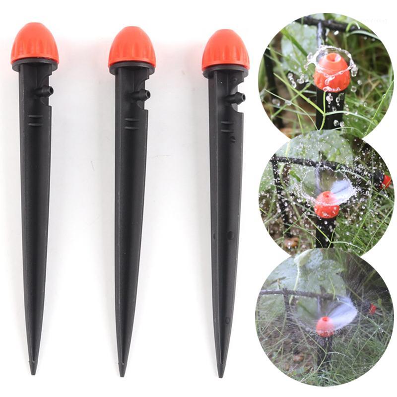 

New POM PP Garden Watering Dripper Greenhouse Yard Adjustable Stake Sprinkler Farmland Irrigation Atomizing Nozzle Fit 4/7mmHose1, Customize