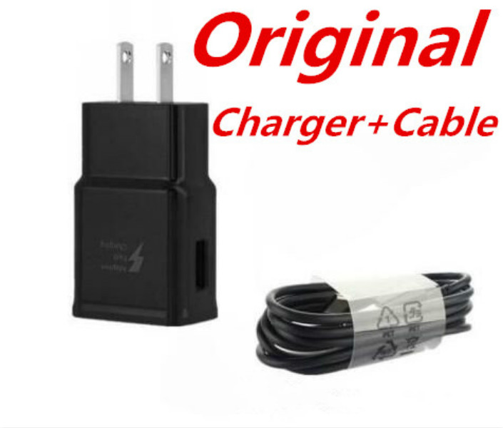 

Original S8 S10 2A/5v 1.67A/9v US EU usb wall charger fast charger home adapter charger set EP-TA20JBE+EP-DG950CBE