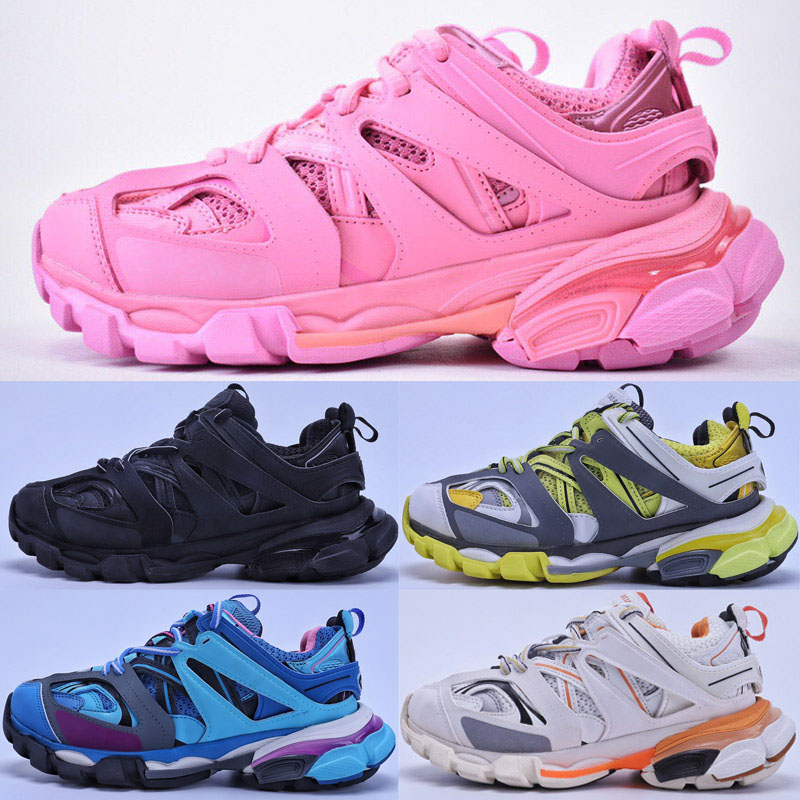 

2020 Release 3.0 Tess S Paris Men Gomma Maille Black Women Triple Clunky Sneakers Casual Shoes Hot Authentic Platform Designer Shoe