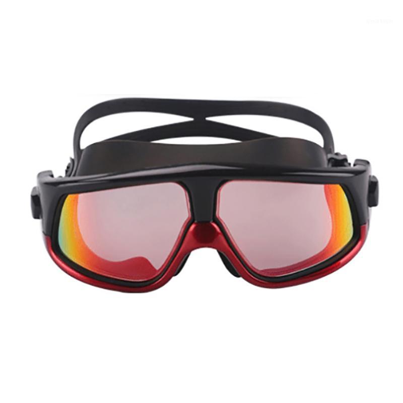 

Swimming Goggles Comfortable Silicone Large Frame Swim Glasses Anti-Fog UV Men Women Swim Mask Waterproof1