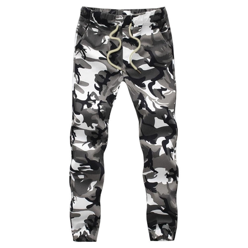 

Cotton Mens Jogger Autumn Pencil Harem Pants Men Camouflage Military Pants Loose Comfortable Cargo Trousers Camo Jogger 201113, Khaki