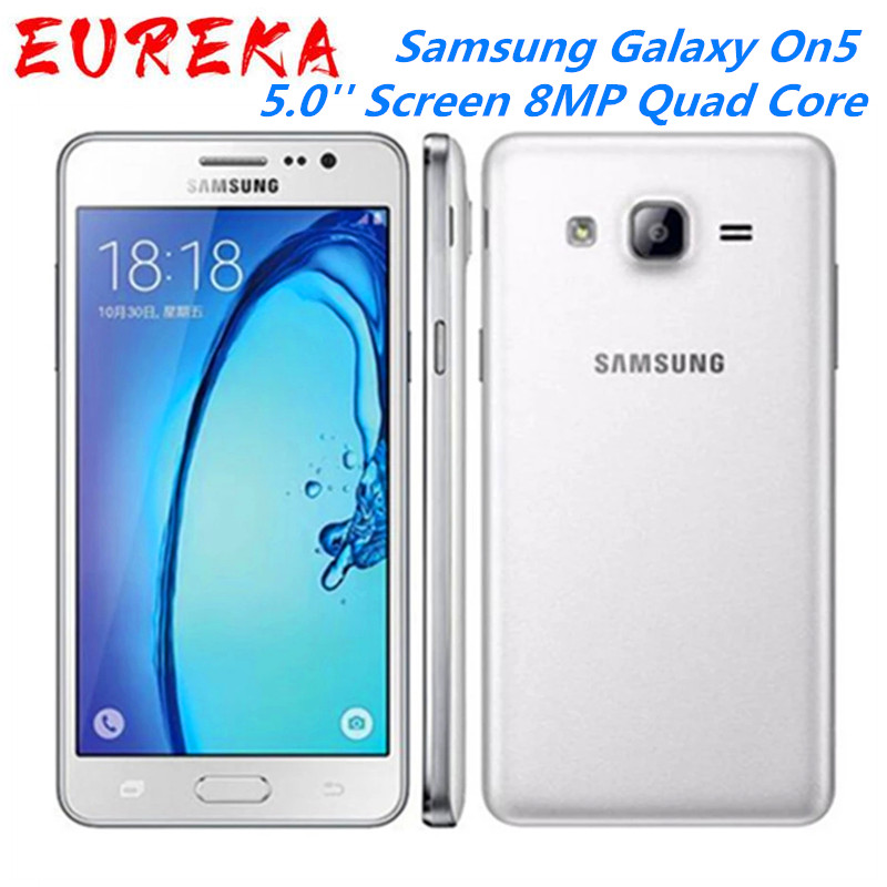

Samsung Galaxy On5 G5500 4G LTE Mobile Phone Dual SIM 5.0'' Screen 8MP Quad Core, White
